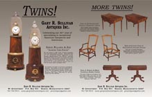 Ad for antique Simon Willard lighthouse clocks