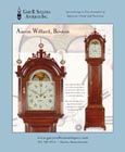 Ad for an antique Aaron Willard Roxbury case tall clock