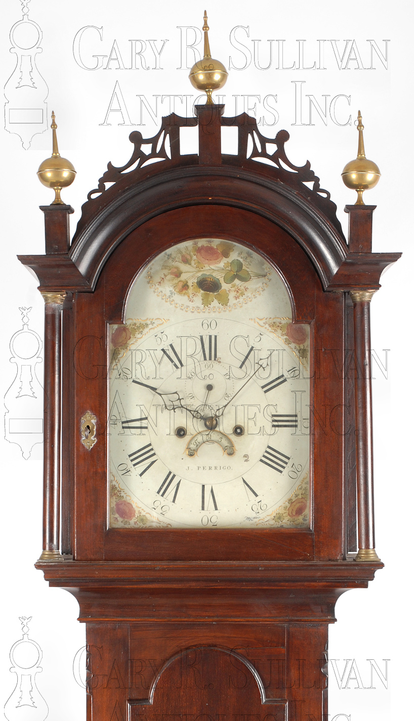 James Perrigo, Jr. Tall Clock (Wrentham, Mass.)