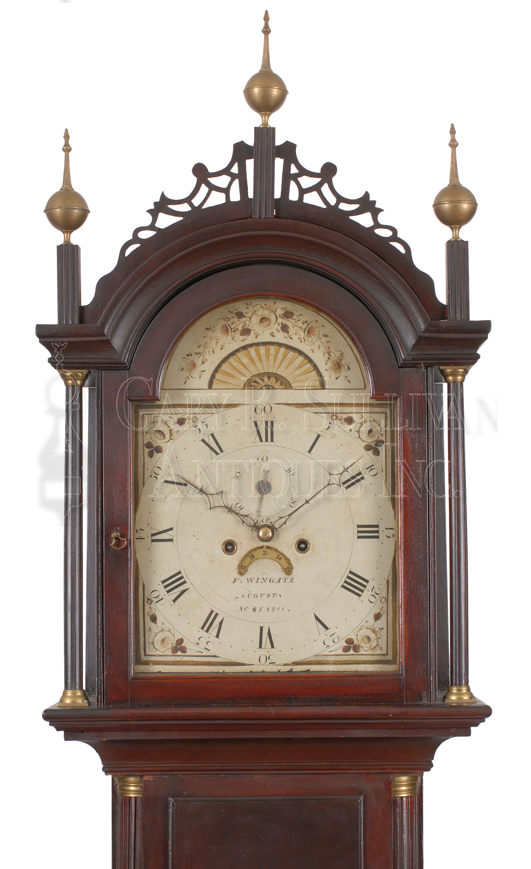 Frederic Wingate Tall Clock (Augusta, ME)