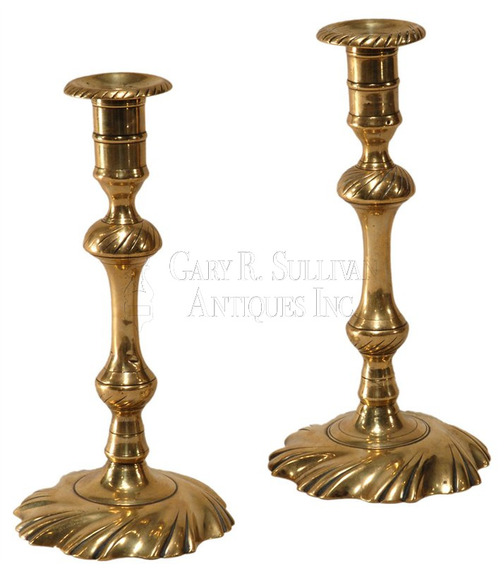 Queen Anne Candlesticks, English or American