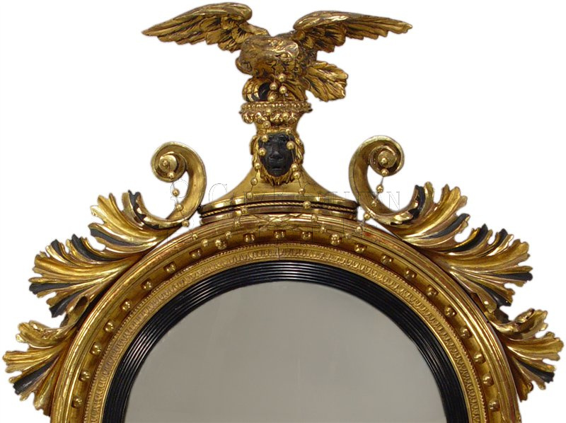 Classical Girandole Mirror, American or British