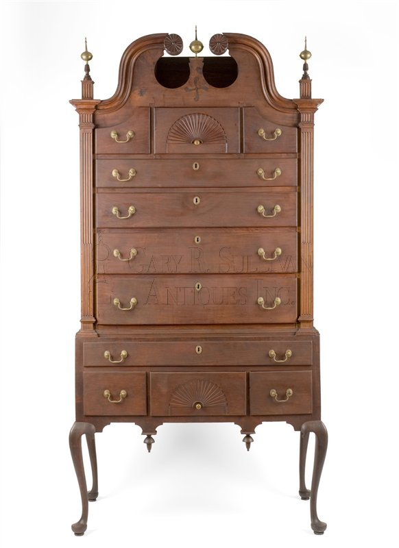 Chippendale High Chest, Hingham, Mass