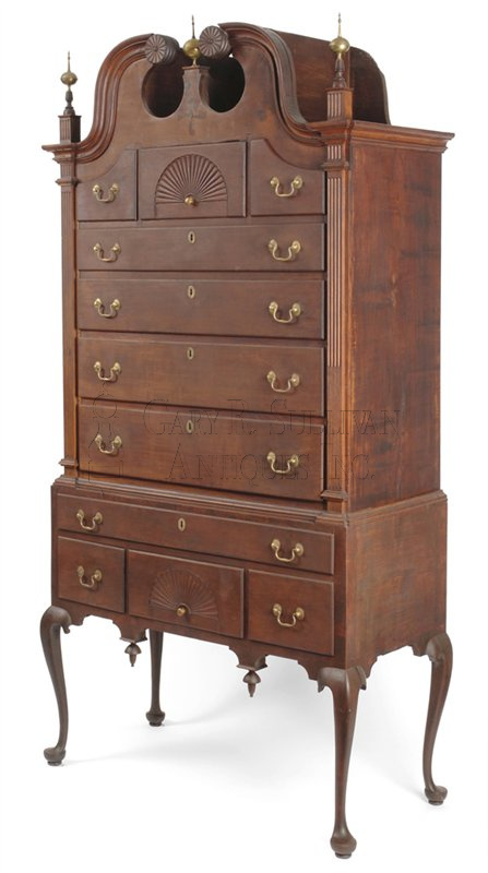 Chippendale High Chest, Hingham, Mass