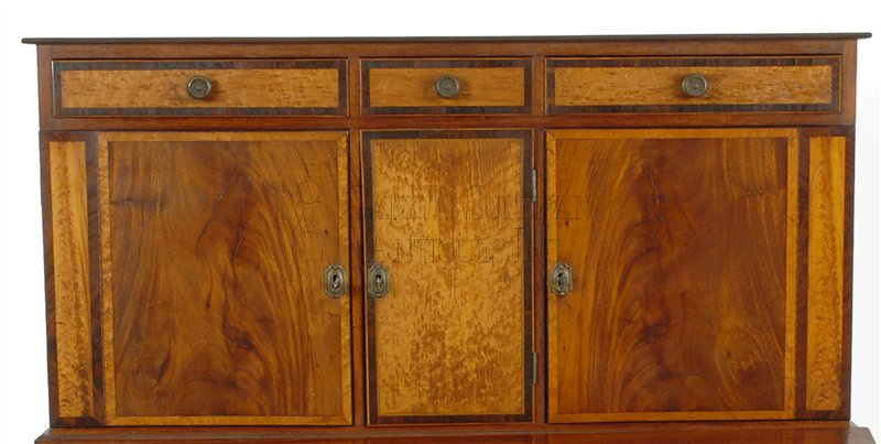 Federal Inlaid Secretary Desk, Southeastern, Mass