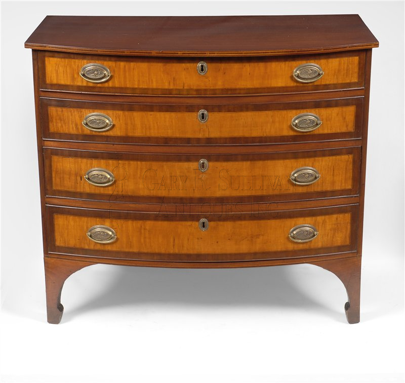 Federal Inlaid Chest, Weymouth, Mass