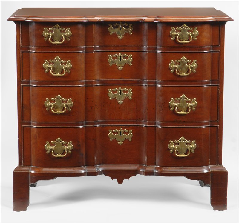 Block Front Chest of Drawers, Boston, Mass