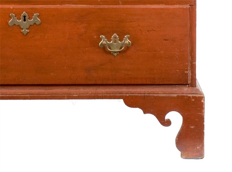 Chippendale Chest On Chest, Eastern, Ct Or RI