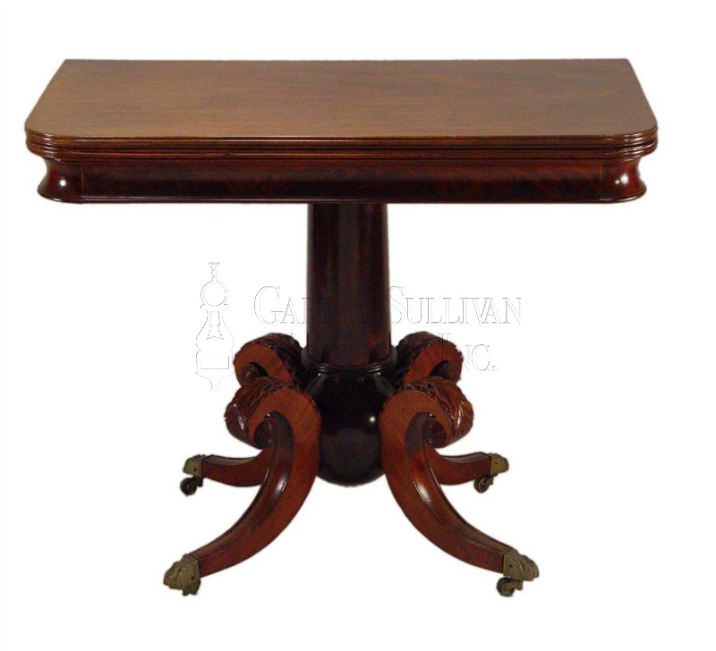 Classical Card Table, Boston, Mass