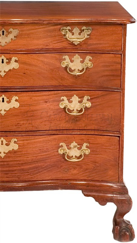 Chippendale Serpentine Chest, Boston, Mass