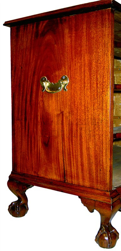 Chippendale Oxbow Chest, Boston, Mass