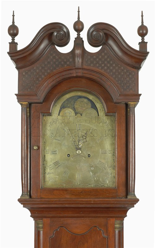 Aaron Lane Tall Clock (Elizabethtown, NJ)