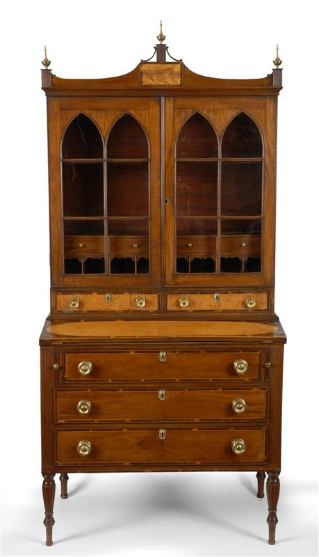 Federal Desk & Bookcase, Portalnd, Maine