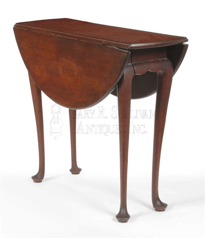 Queen Anne drop leaf table, Boston, Mass