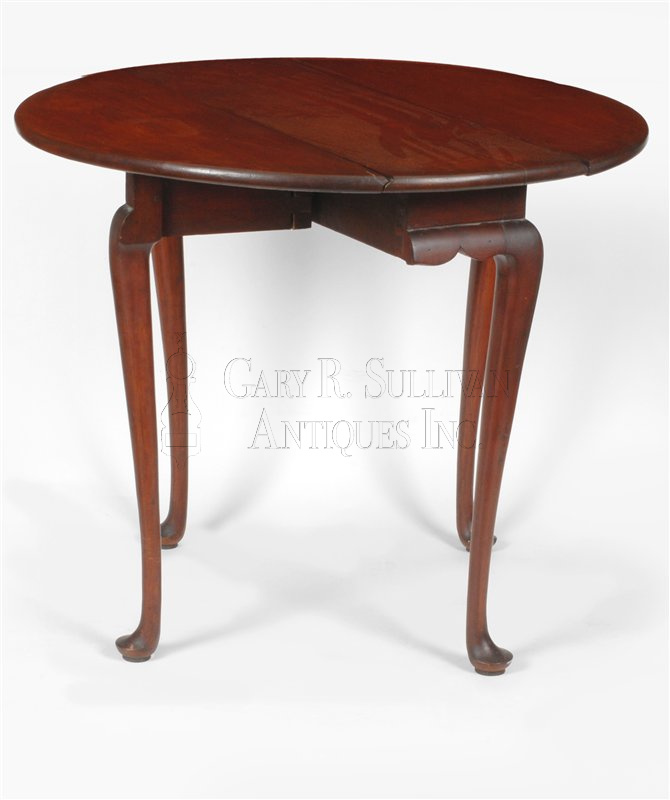 Queen Anne drop leaf table, Boston, Mass