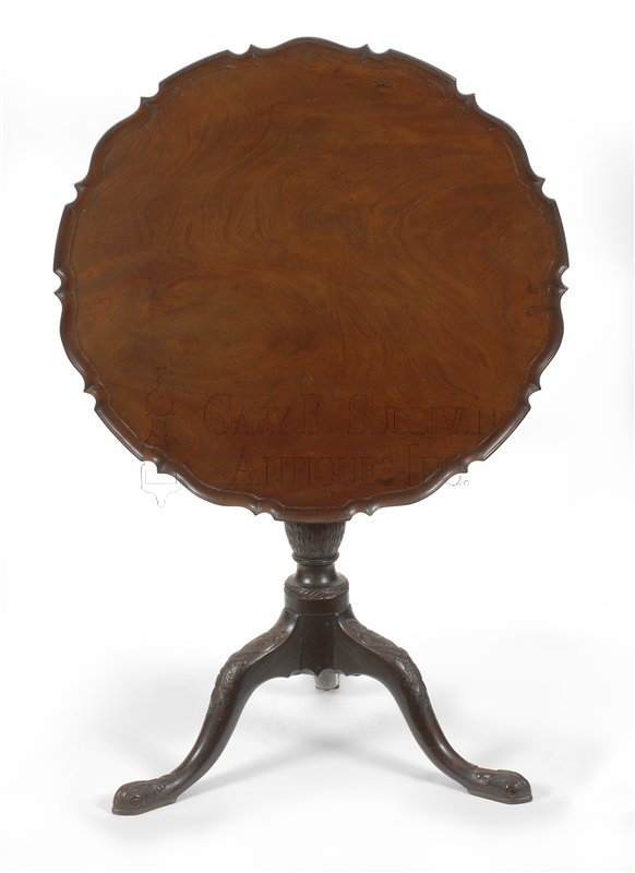 Chippendale tilt top tea table, circa 1770