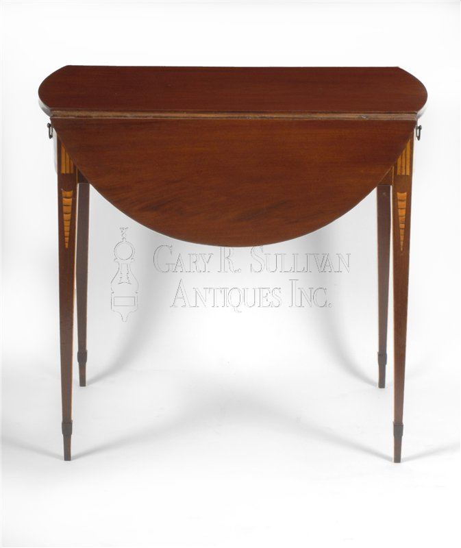 Federal inlaid Pembroke table, NY, circa 1790