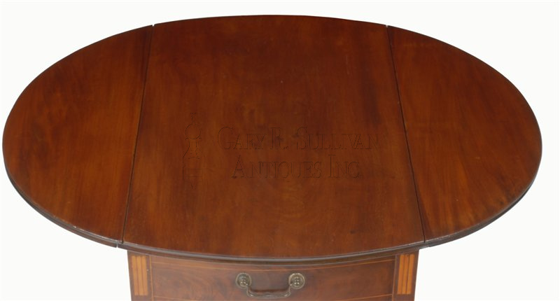 Federal inlaid Pembroke table, NY, circa 1790