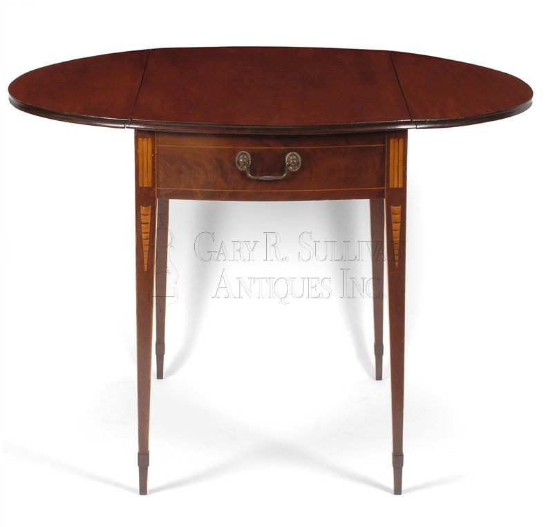 Federal inlaid Pembroke table, NY, circa 1790