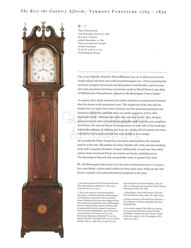 Daniel Porter Musical Tall Clock (Williamstown, MA)