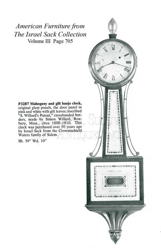 Simon Willard Banjo Clock (Roxbury, Mass.)