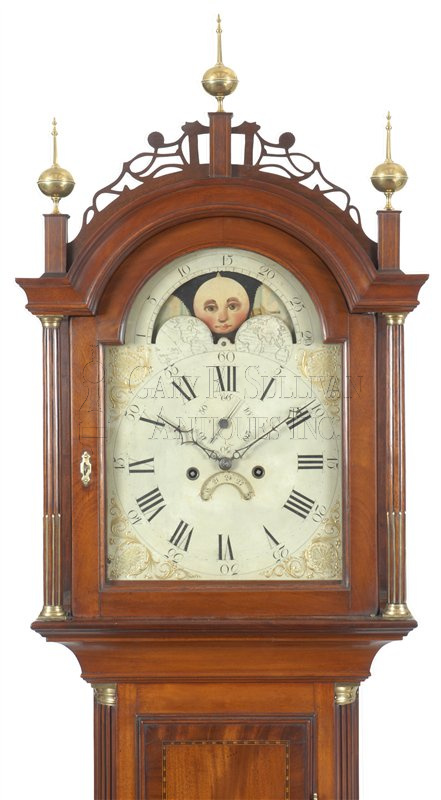 Joshua Wilder Tall Case Clock (Hingham, Mass.)