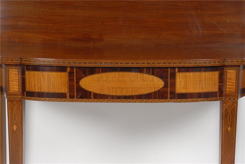 A Pair of Federal games table, Boston, circa 1790