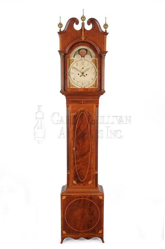 John Hall dated tall clock (New Brunswick, NJ)