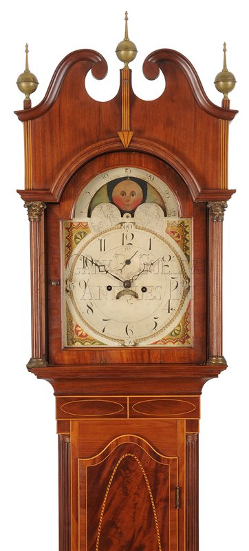 John Hall dated tall clock (New Brunswick, NJ)