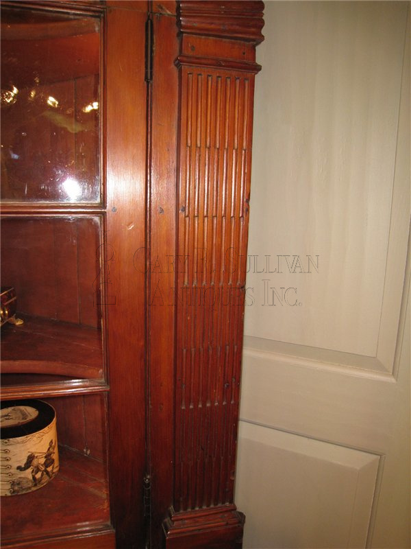 Chippendale carved cupboard, circa 1760-80