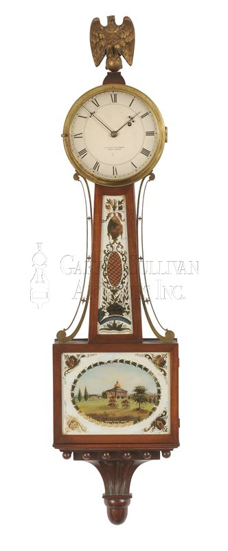 Walter Durfee Banjo Clock (Providence, RI)