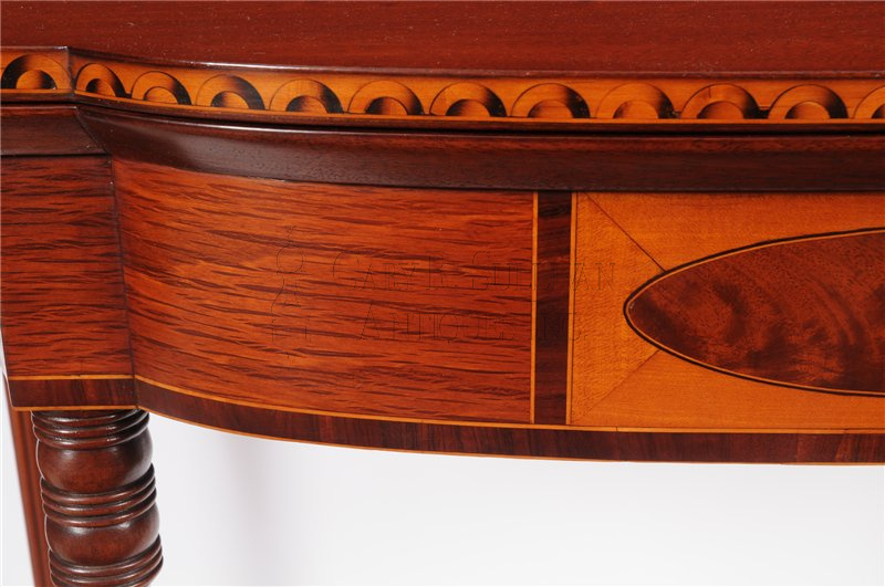 Federal Inlaid card table, (Boston, circa 1790)