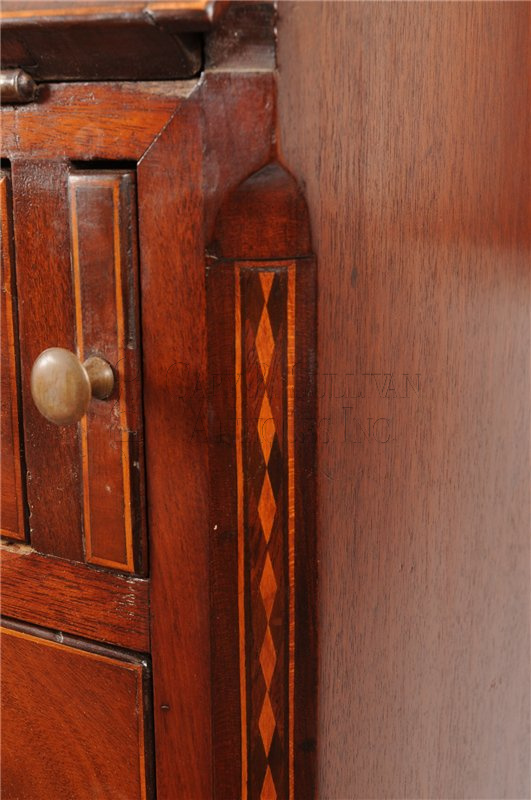 Federal mahogany inlaid desk (Flowertown, PA)