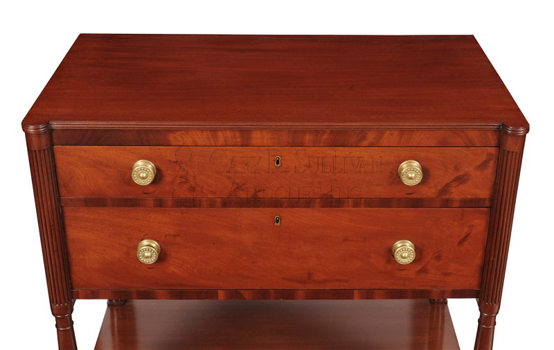 Classical mahogany server, (New York, NY)