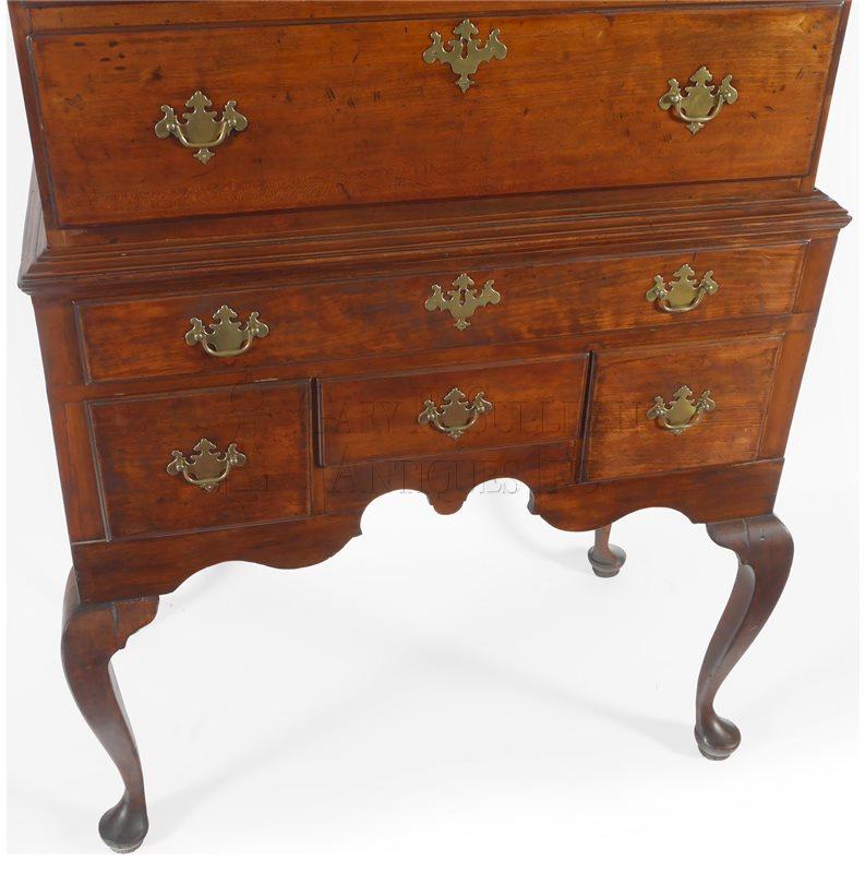 Queen Anne cherry highboy (Rhode Island)