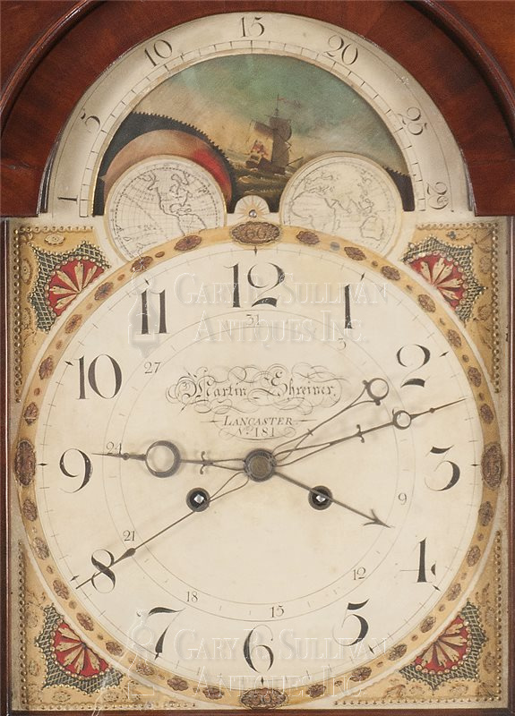 Martin Shreiner Tall Clock No. 181 (Lancaster, PA)