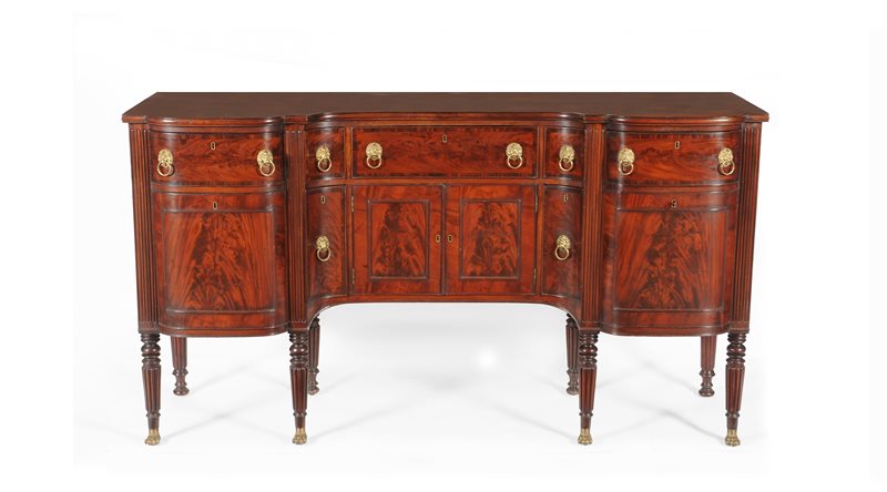 Seymour Federal mahogany sideboard (Boston, Mass)