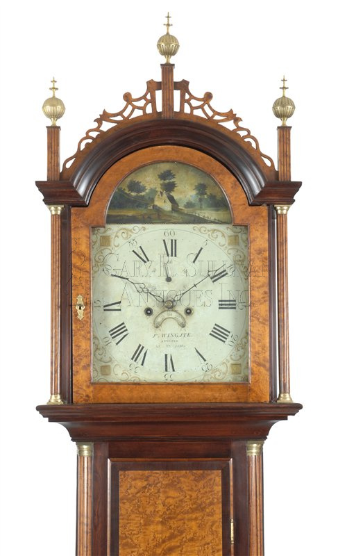 Frederic Wingate Tall Case Clock (Augusta, ME)