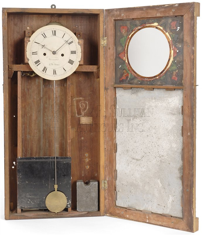 Leonard Noyes Mirror Clock (Nashua, NH)