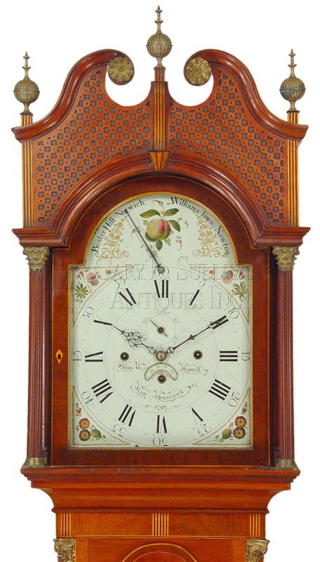 Silas Howell Musical Tall Clock (New Brunswick, NJ)